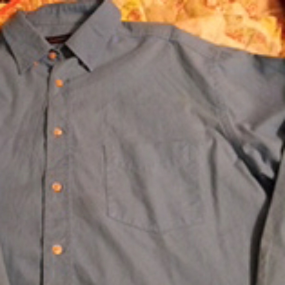 Men's blue shirt
